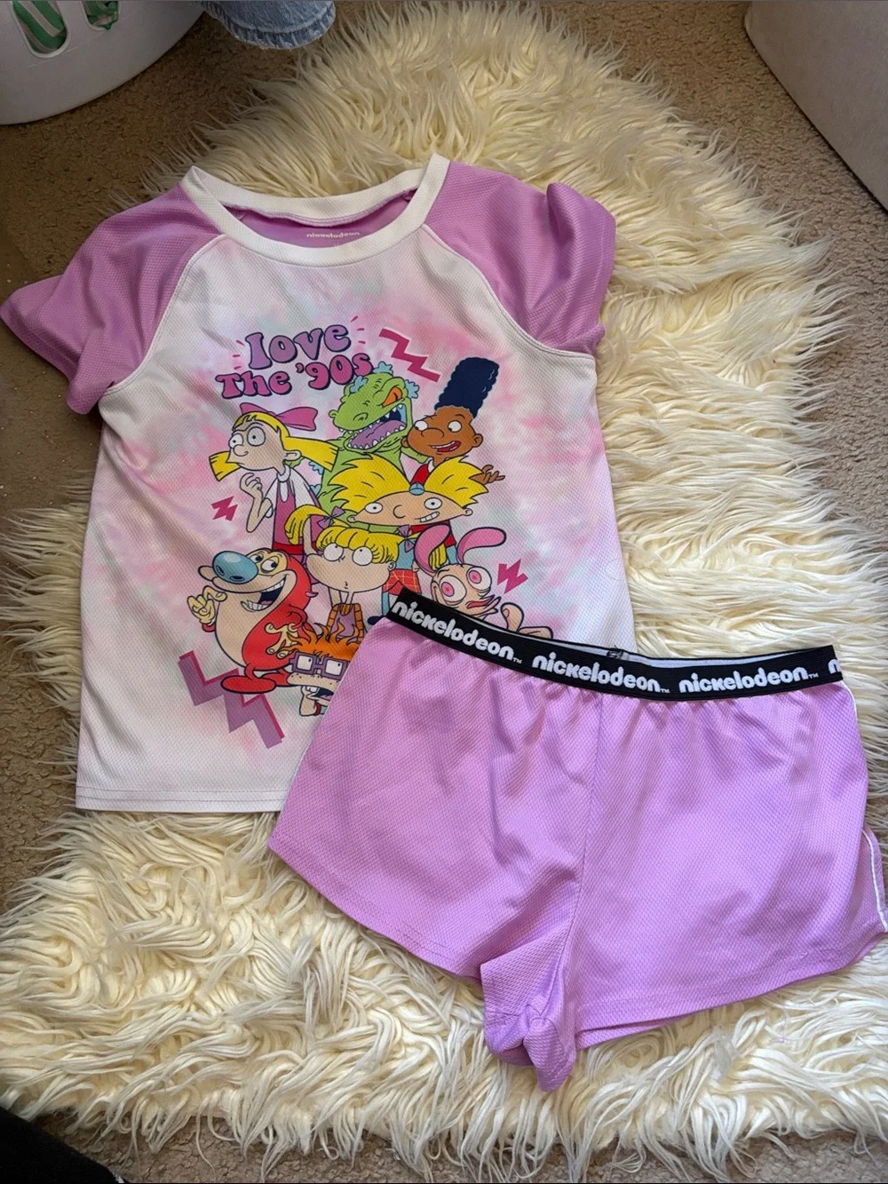 Nickelodeon girl’s pj short set